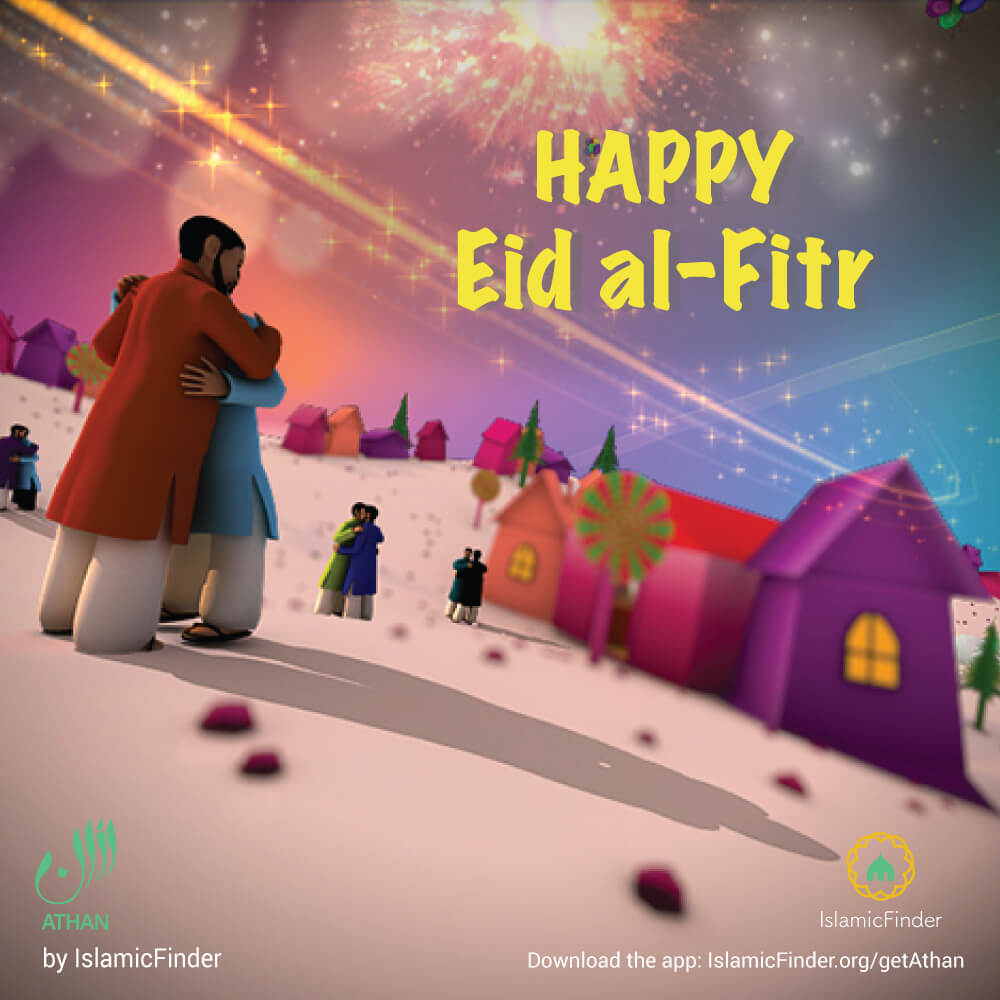 Happy Eid al Fitr Image  IslamicFinder