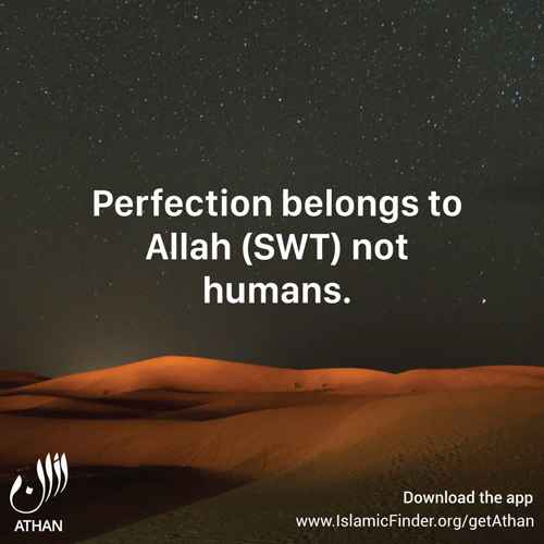 Allah is Perfect