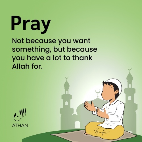 Pray to Allah