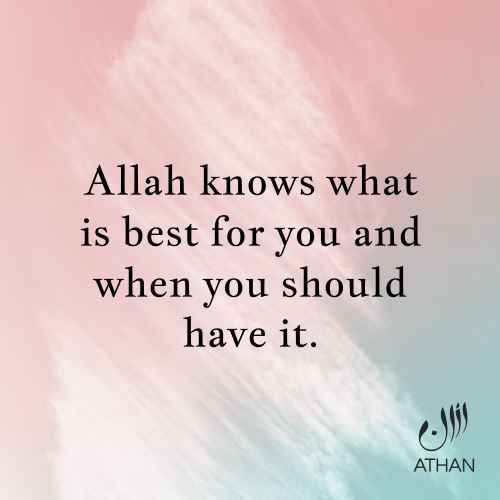 Allah knows everything!