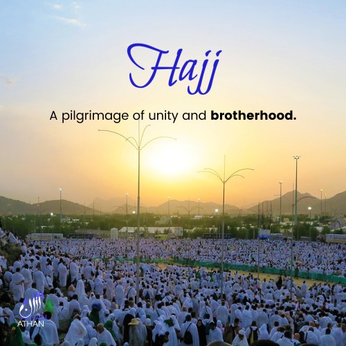 A pilgrimage of unity and brotherhood.