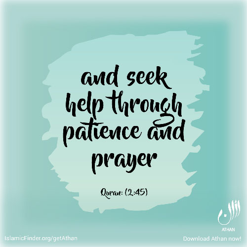 Seek help through prayers!