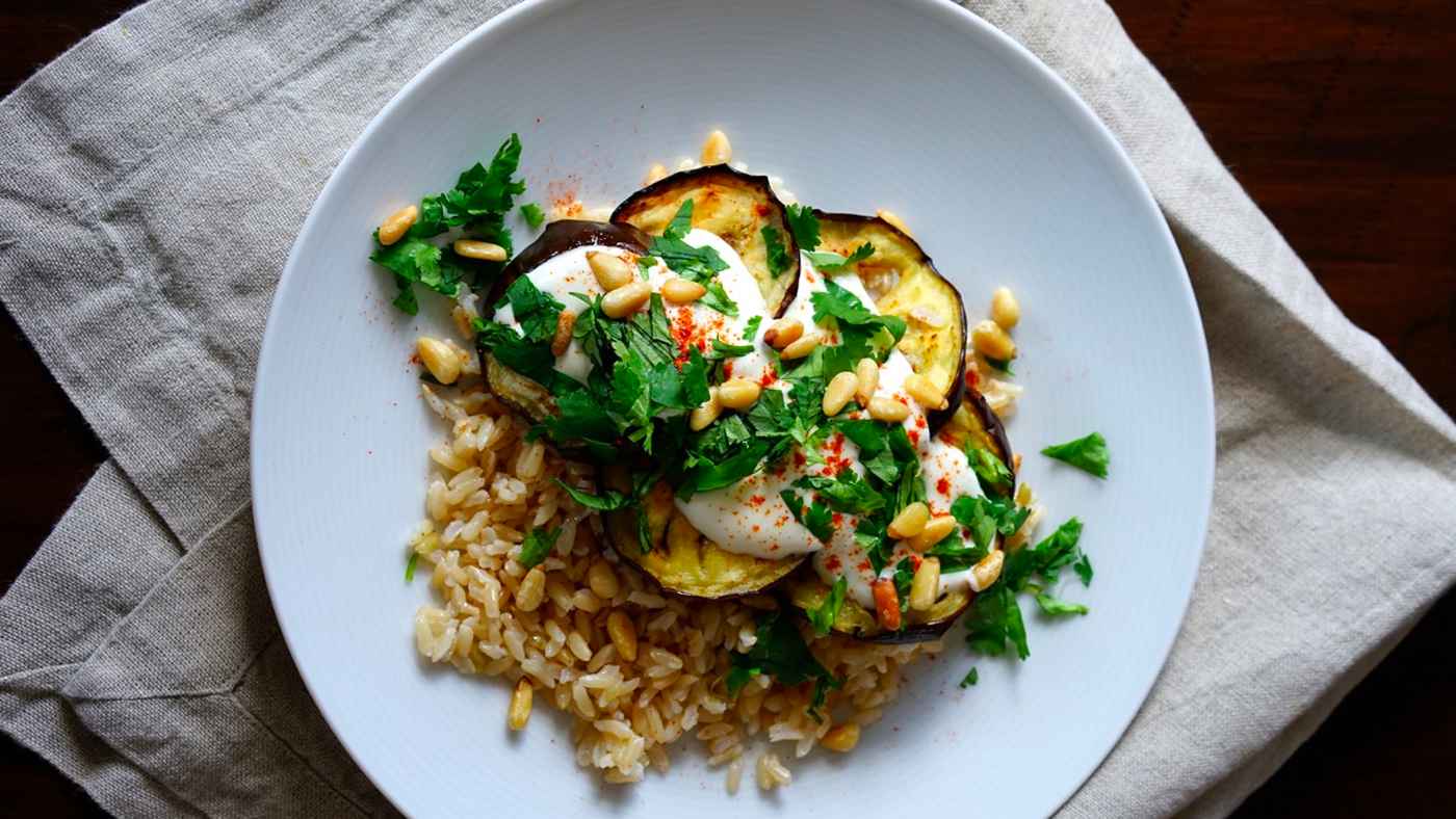 Eggplant with Garlic Yogurt IslamicFinder