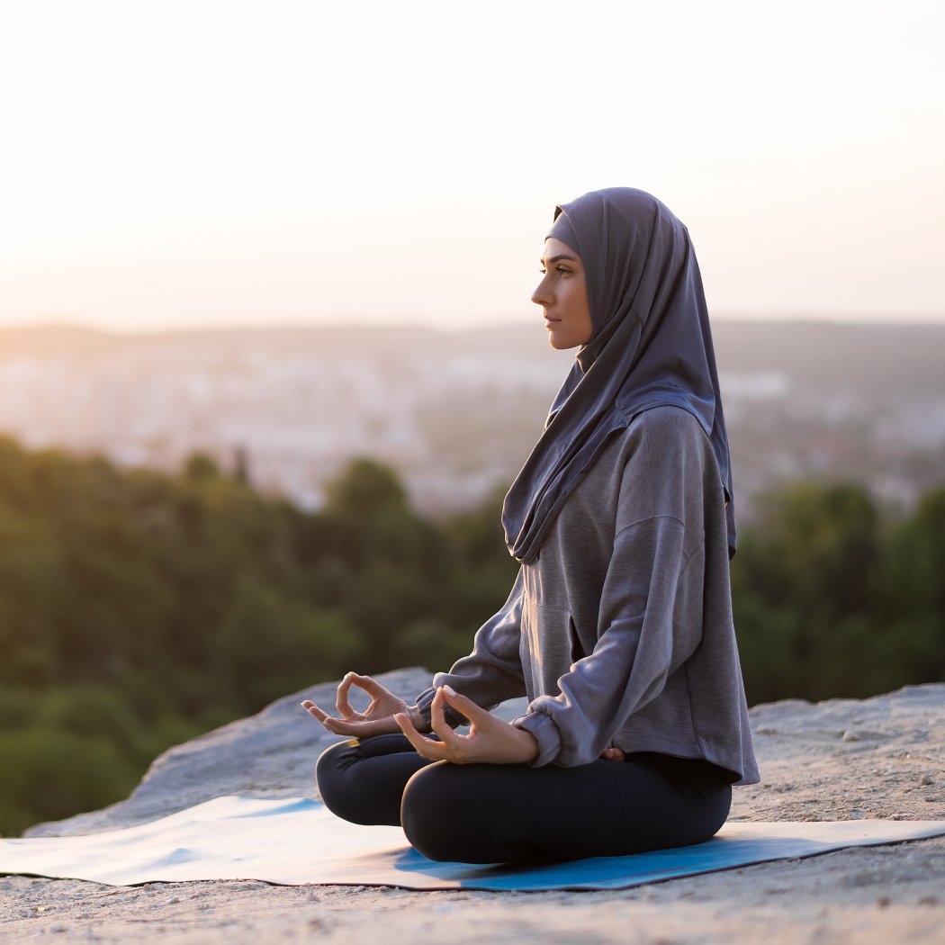Yoga Arabic woman